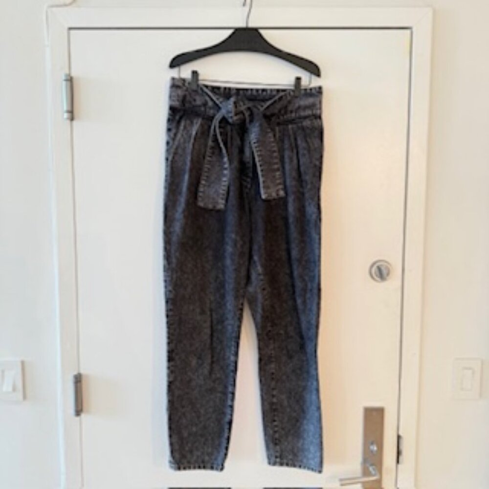 IRO Paperbag Waist Belted Jean Size 38 (French Sizing) / US 6